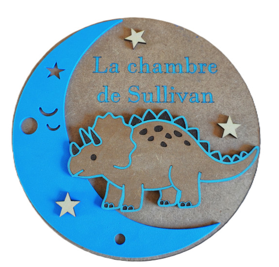 Plaque de porte pour chambre