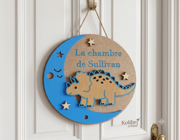 Plaque de porte pour chambre