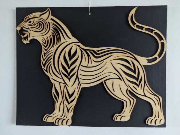 Tigre sculpté