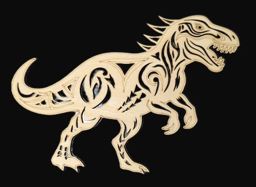 Tyrannosaure sculpté