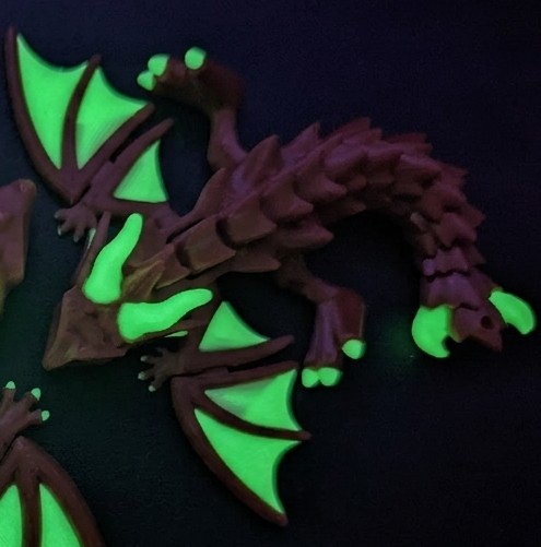 Porte-clef dragon ailé