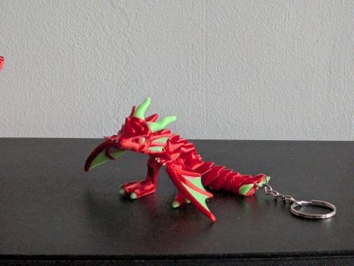 Porte-clef dragon ailé
