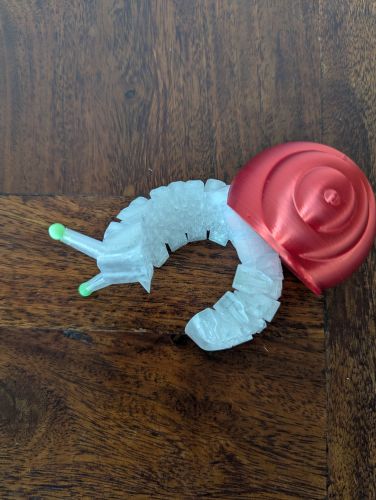 Escargot imprimé en 3D