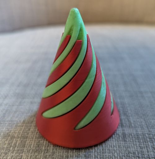 Fidget cone spirale