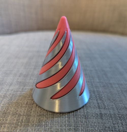 Fidget cone spirale
