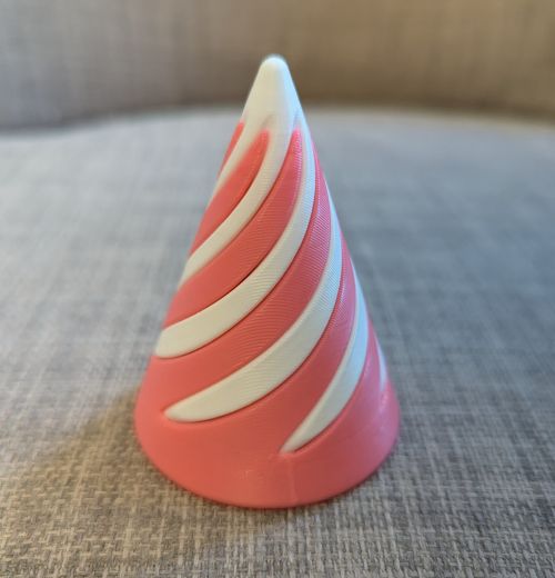 Fidget cone spirale