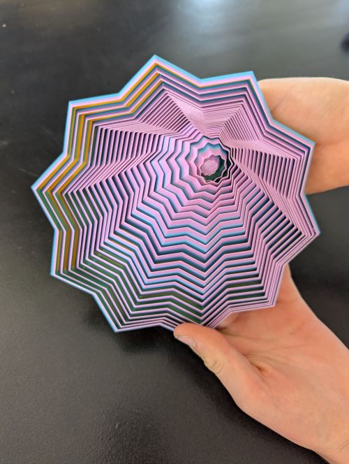 Fidget étoile mutlicolore