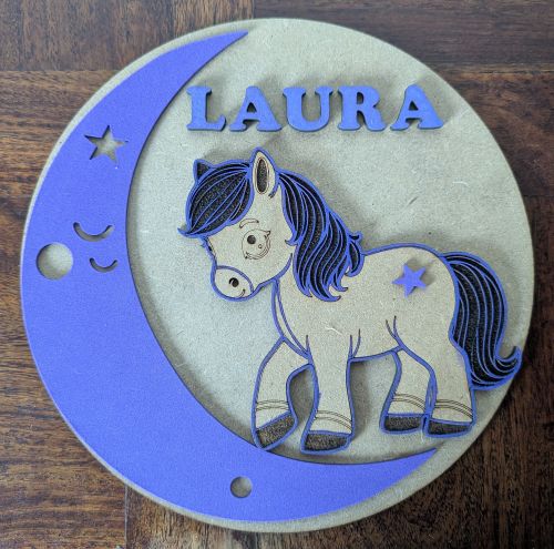 Plaque de porte pour chambre