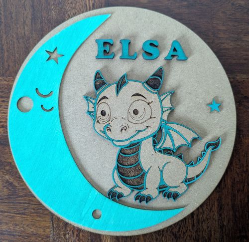 Plaque de porte pour chambre