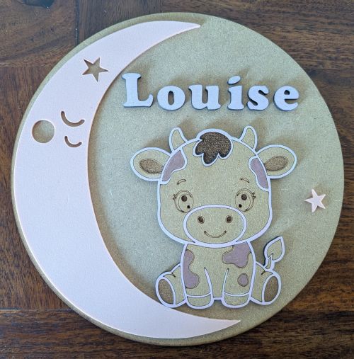 Plaque de porte pour chambre