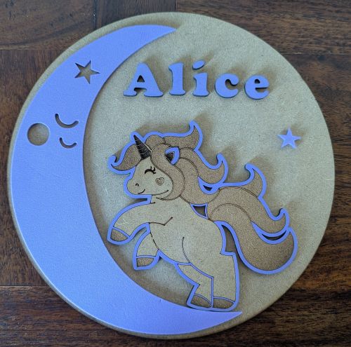 Plaque de porte pour chambre