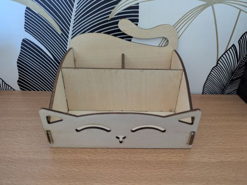 Pot à crayons chat
