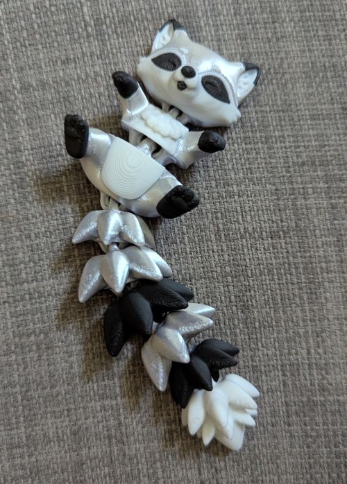 Raton laveur imprimé en 3D