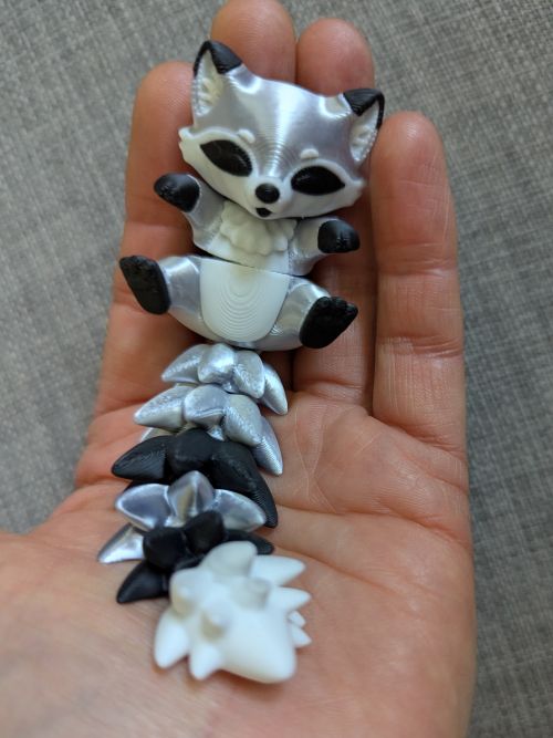 Raton laveur imprimé en 3D