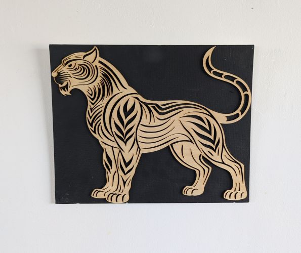 Tigre sculpté